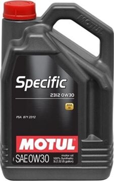 Motul 2312 Specific 0W-30 5 Litre Motor Yağı