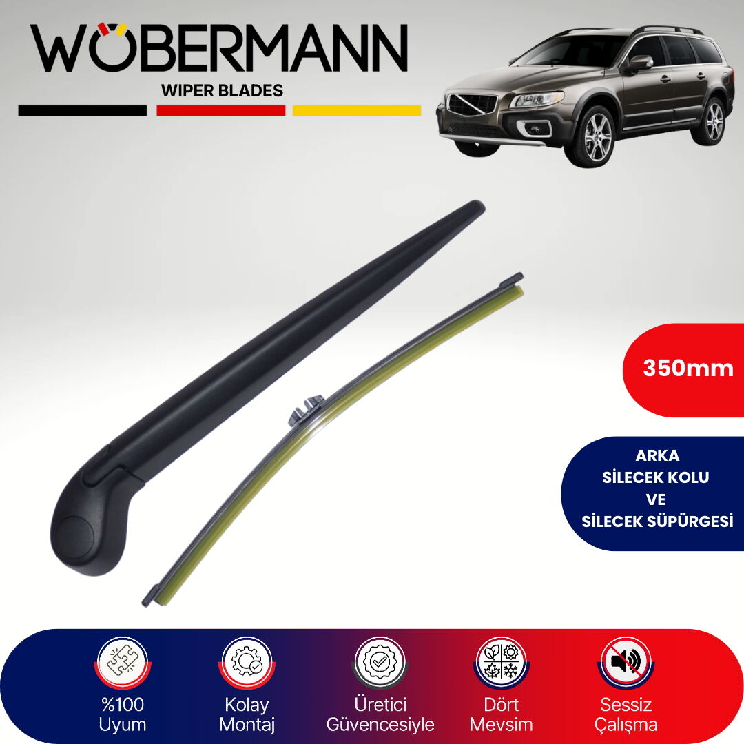 Wöbermann Volvo Xc70 2008-2018 Arka Silecek Kolu ve Süpürgesi Komple