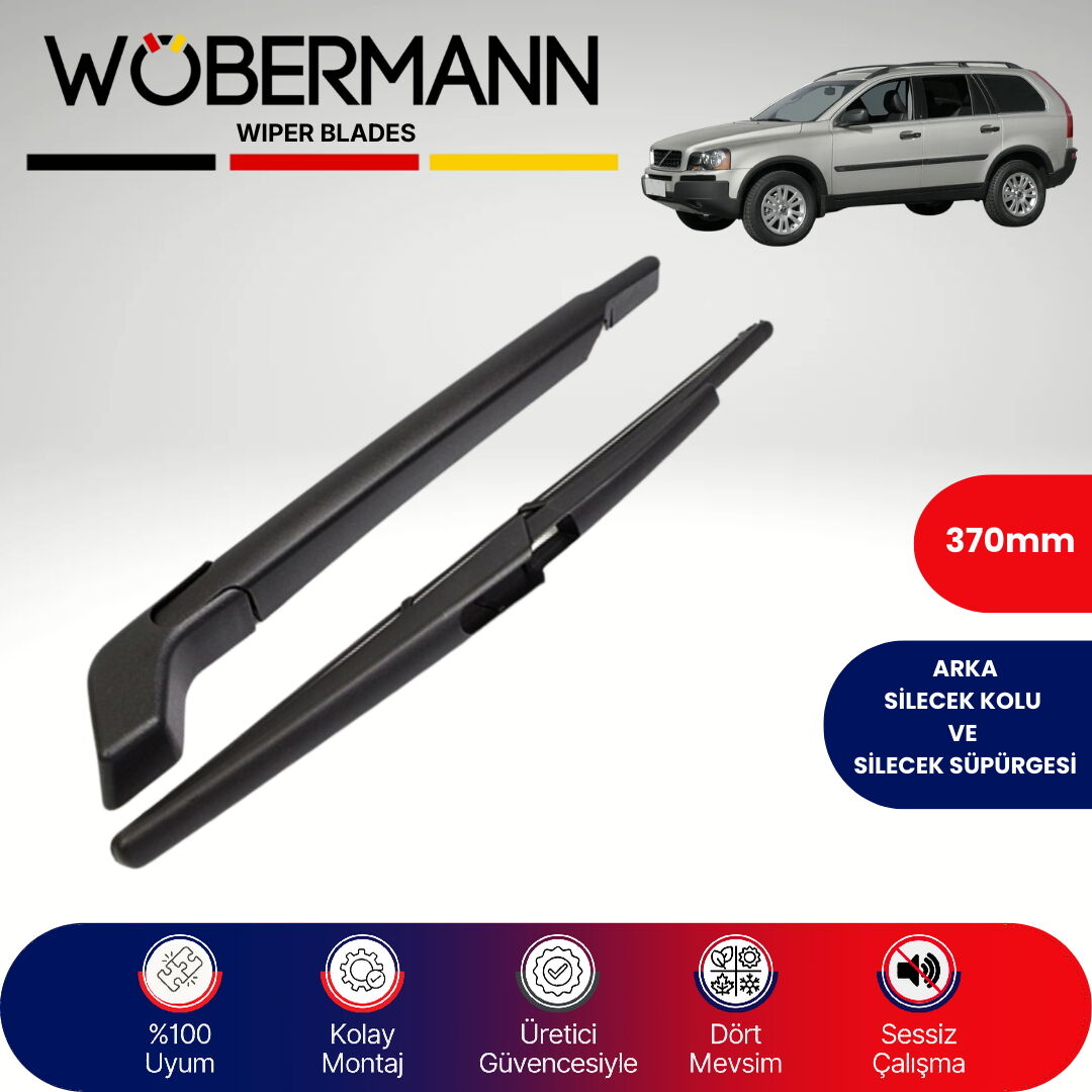 Wöbermann Volvo Xc90 2004-2006 Arka Silecek Kolu ve Süpürgesi Komple