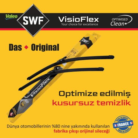 Valeo SWF Visioflex Opel Astra H Sedan 2004-2013 Silecek Takımı