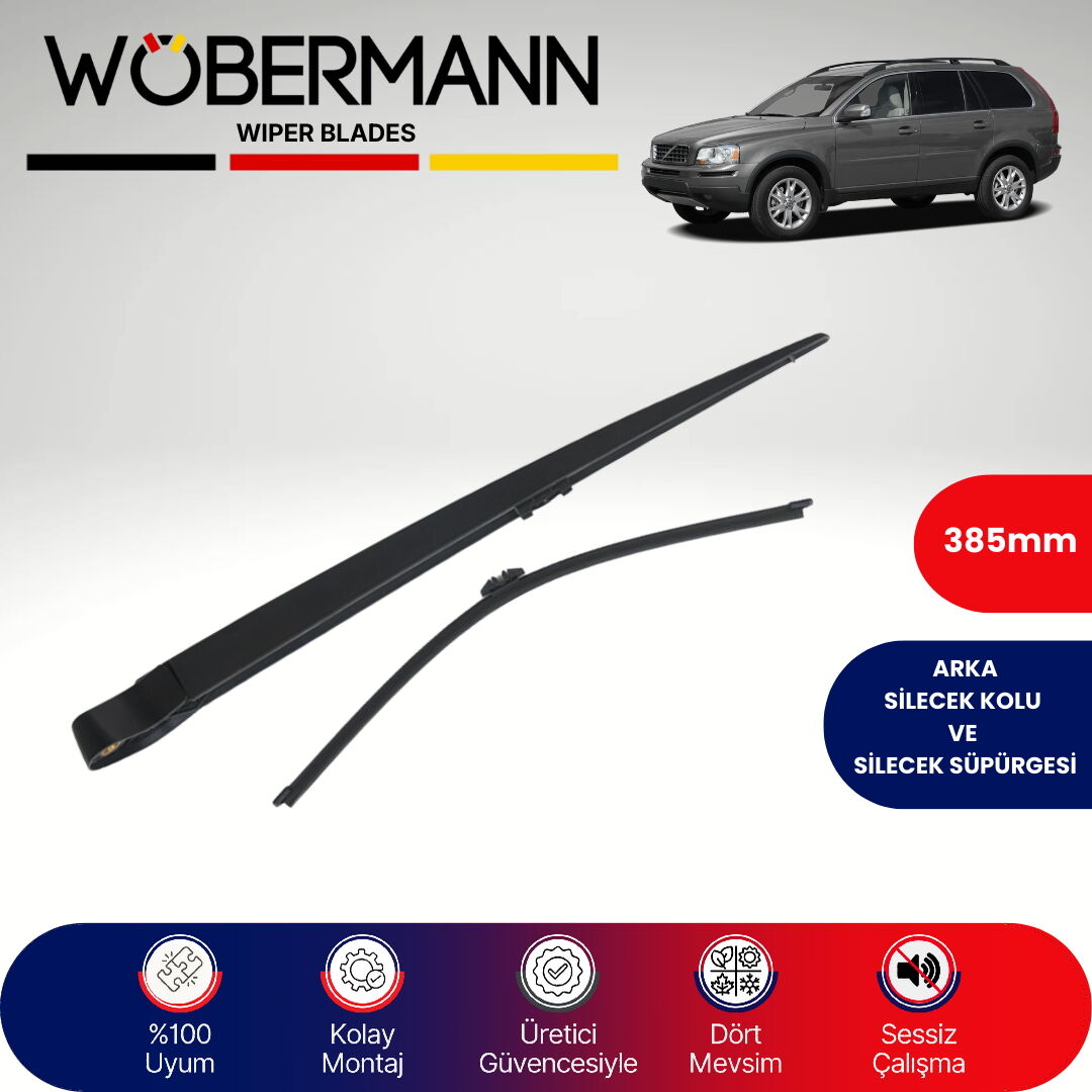 Wöbermann Volvo Xc90 2007-2010 Arka Silecek Kolu ve Süpürgesi Komple