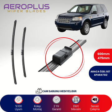 Aeroplus Land Rover Freelander 2006-2014 Muz Silecek Takımı