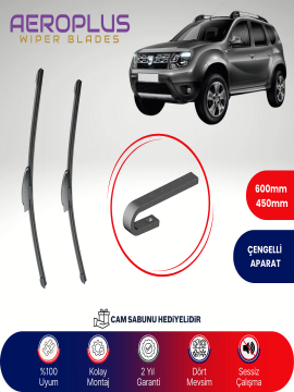 Aeroplus Dacia Duster 2014-2016 Muz Silecek Takımı