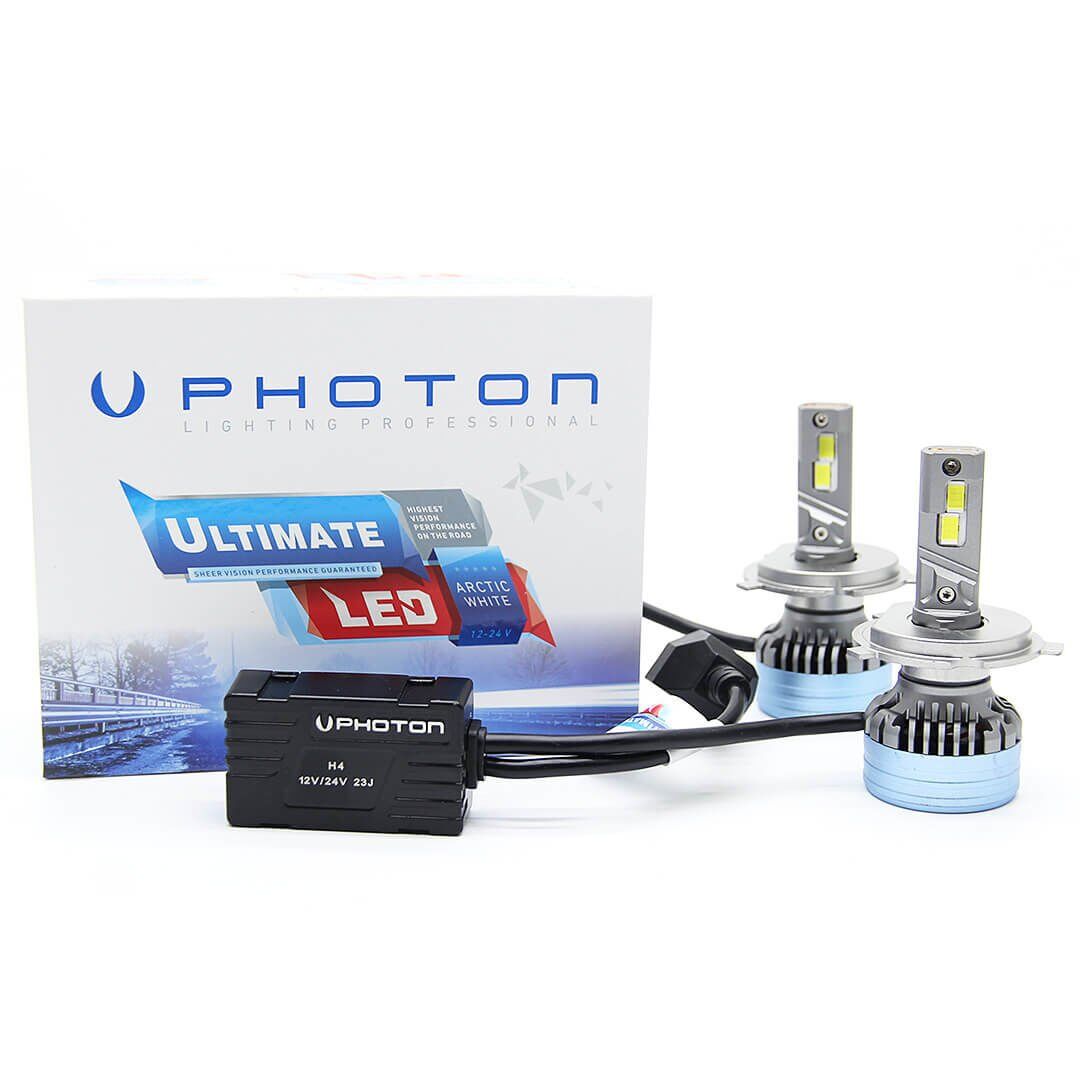 Photon Ultimate H4 12V/24V Şimşek Etkili Led Xenon UL2324