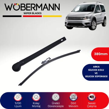 Wöbermann VW Caddy 2016-2024 Arka Silecek Kolu ve Süpürgesi Komple