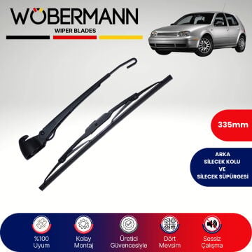 Wöbermann VW Golf 4 (Fıskiyeli) 1997-2005 Arka Silecek Kolu ve Süpürgesi Komple