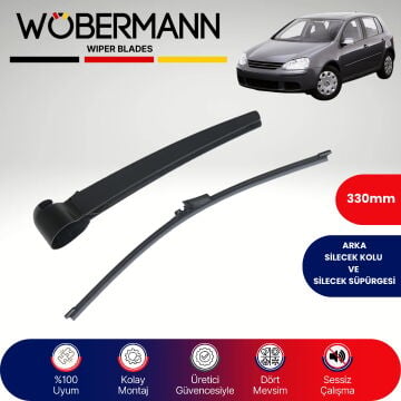 Wöbermann VW Golf 5 2003-2008 Arka Silecek Kolu ve Süpürgesi Komple