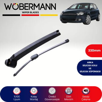 Wöbermann VW Golf 6 2009-2013 Arka Silecek Kolu ve Süpürgesi Komple