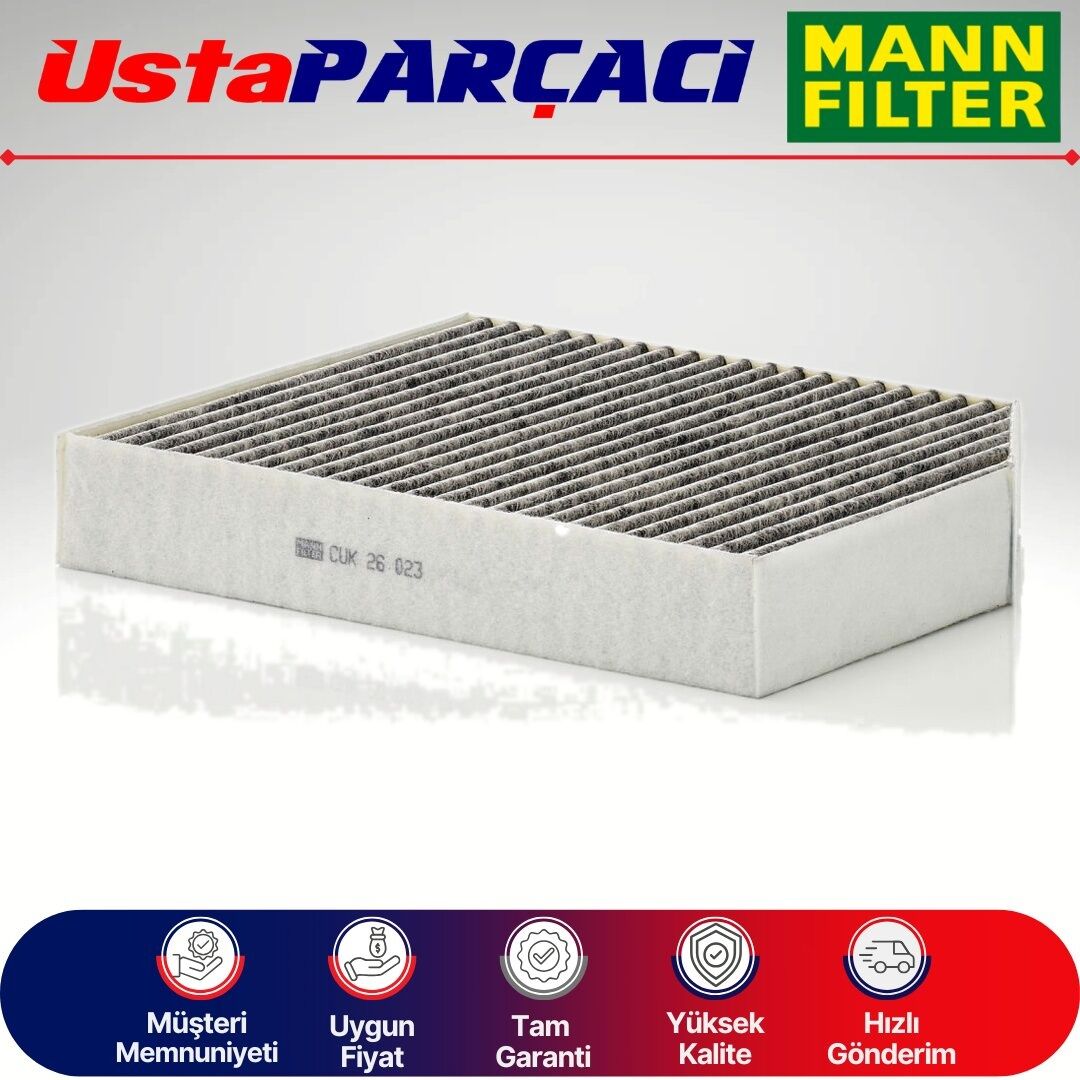 Mann-Filter Karbonlu Polen Filtresi CUK26023 2058350047