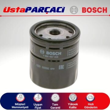 Bosch Opel Astra G 1.6 Benzinli Yağ Filtresi 1998-2005 09864B7008 PM008 93745067