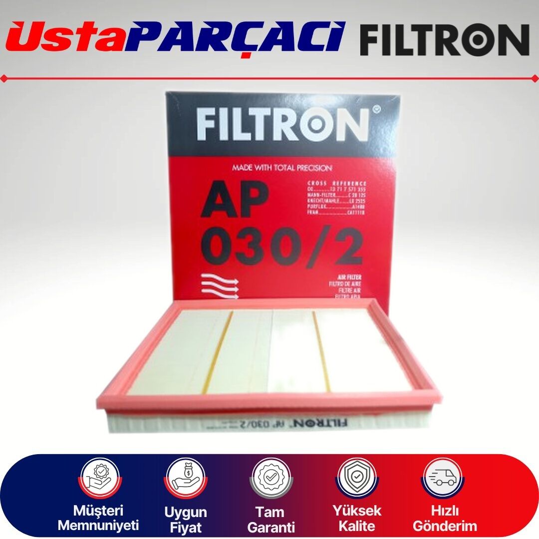 Filtron BMW 7 Serisi F01 7.40i Benzinli Hava Filtresi 2009-2014 AP030/2 13717571355
