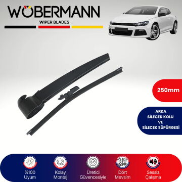 Wöbermann VW Scirocco 2008-2014 Arka Silecek Kolu ve Süpürgesi Komple