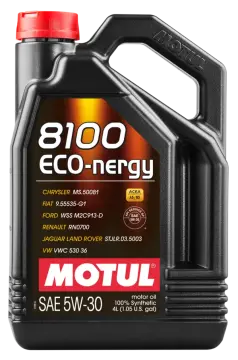 Motul 8100 Eco-Nergy 5W-30 Tam Sentetik Motor Yağı 4 Litre