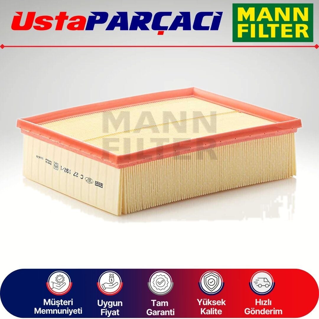 Mann-Filter Audi A4 (B6 B7) 2.0 Hava Filtresi 2002-2008 C27192/1 06C133843