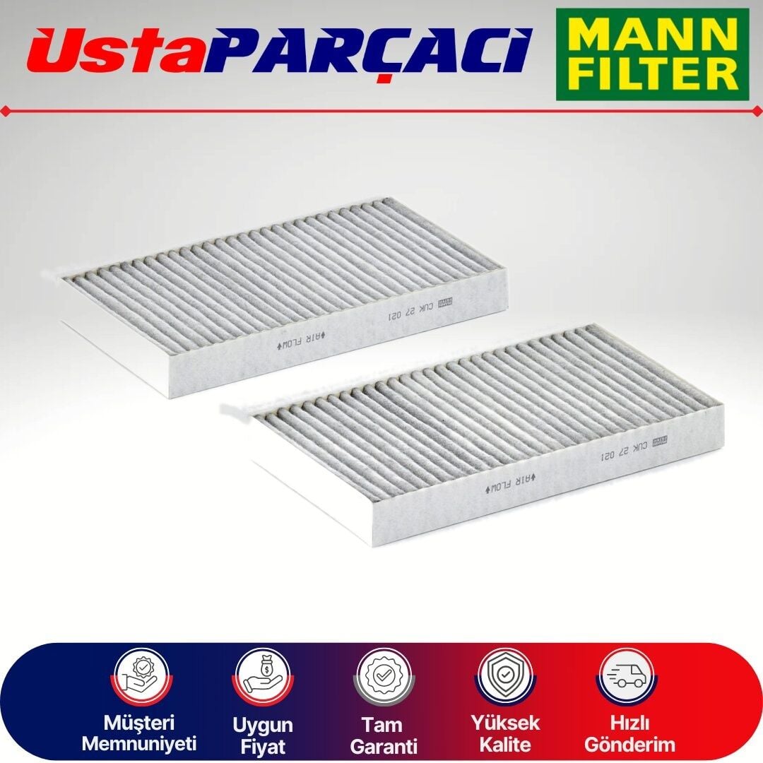 Mann-Filter Karbonlu Polen Filtresi CUK27021-2 2228300318