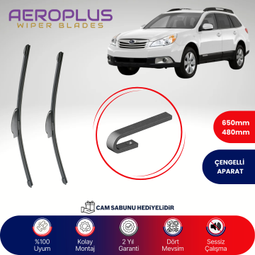 Aeroplus Subaru Outback 2009-2015 Muz Silecek Takımı