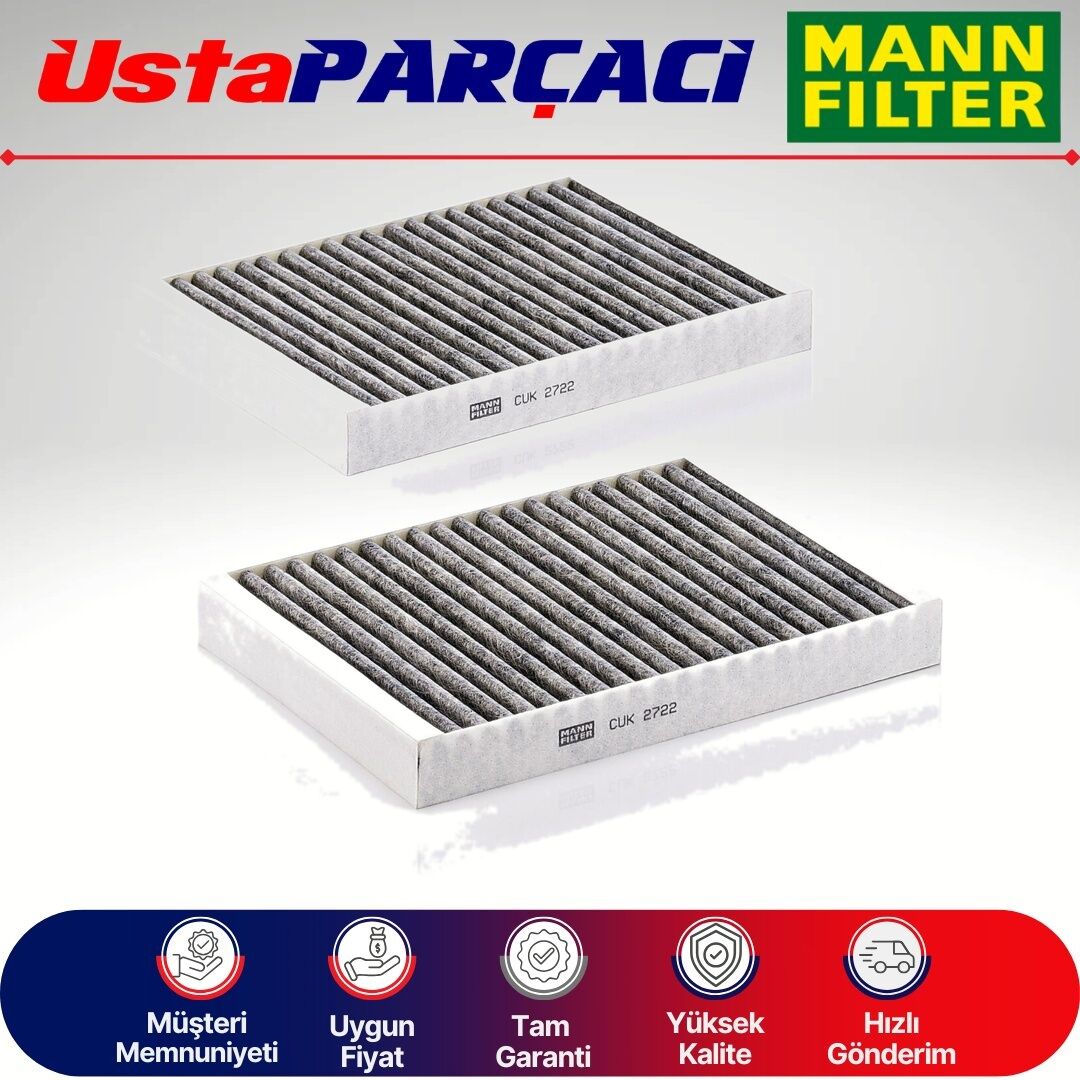 Mann-Filter Karbonlu Polen Filtresi CUK2722-2 2218300018