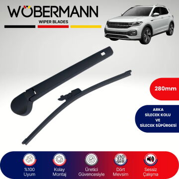 Wöbermann VW T-Cross 2018-2022 Arka Silecek Kolu ve Süpürgesi Komple