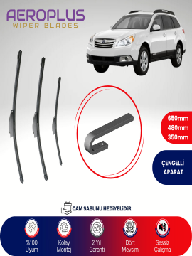 Aeroplus Subaru Outback 2009-2015 Ön Arka Muz Silecek Takımı