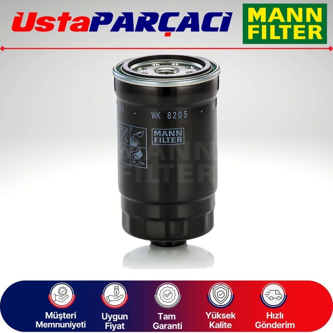 Mann-Filter Hyundai ix35 2.0 Crdi Dizel Yakıt Filtresi 2010-2015 WK8205