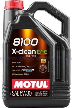 Motul 8100 X-Clean Efe 5W-30 5 Litre Motor Yağı