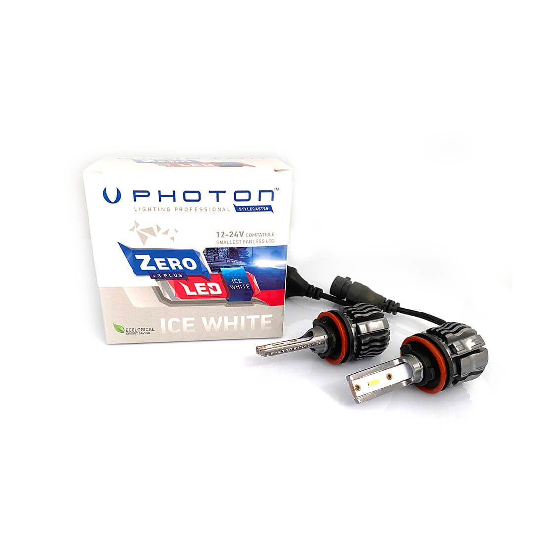 Photon Zero H8-H9-H11-H16 +3 Plus Fansız Şimşek Etkili Led Xenon ZR3729