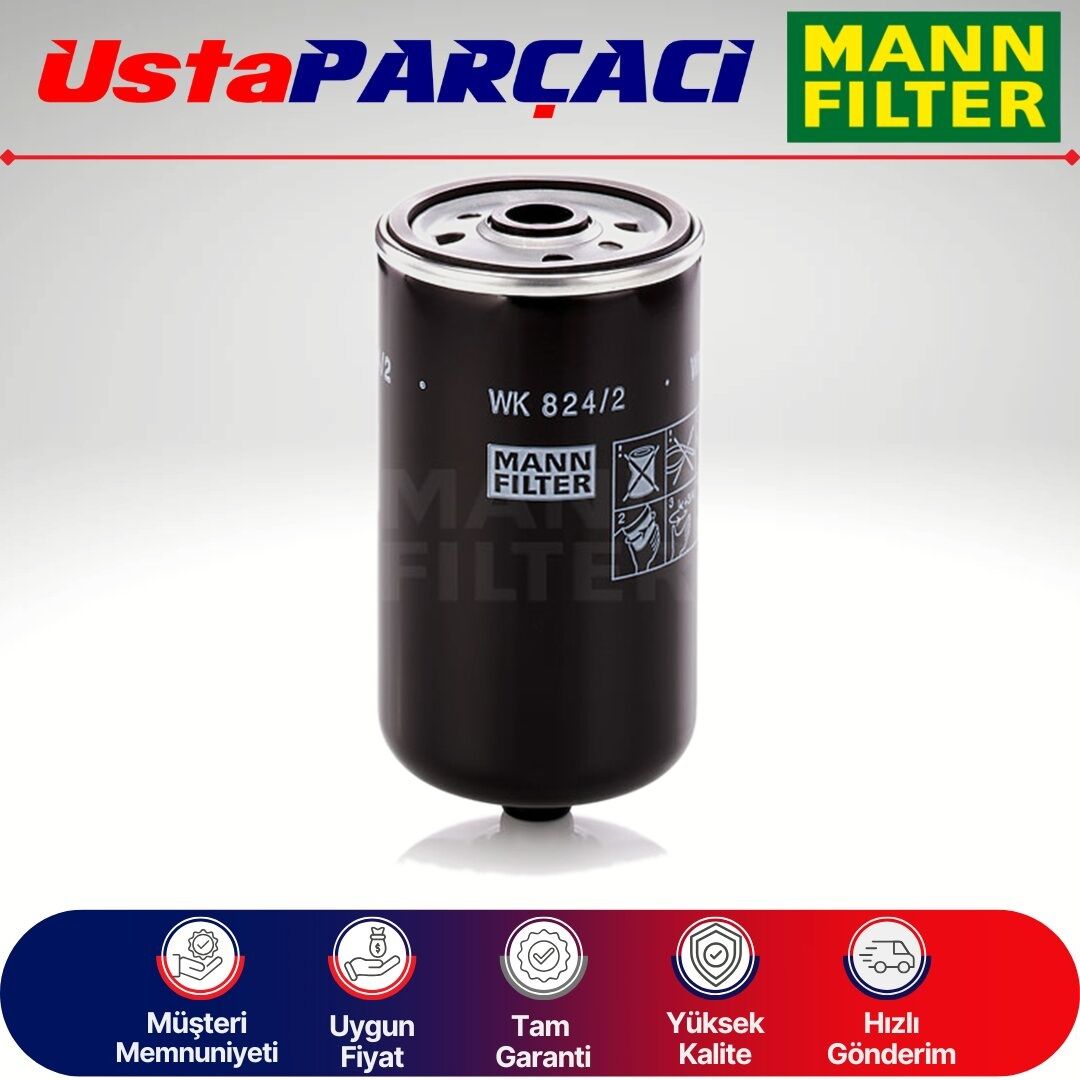 Mann-Filter Hyundai Matrix 1.5 Crdi Dizel Yakıt Filtresi 2006-2011 WK824/2