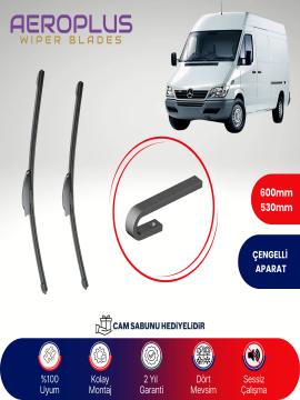 Aeroplus Mercedes Sprinter 1995-2006 Muz Silecek Takımı