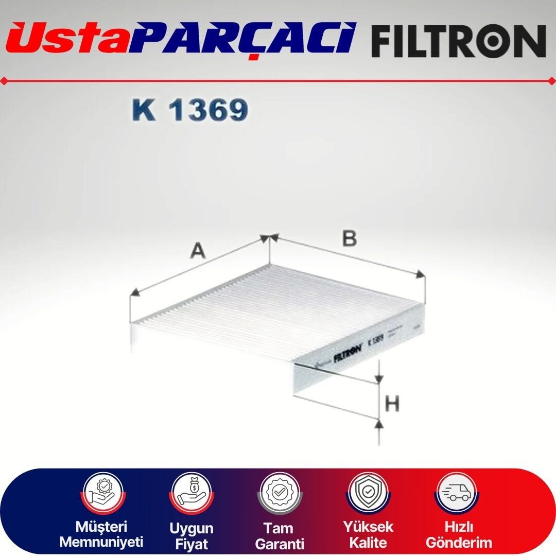 Filtron Standart Polen Filtresi K1369 9585061M00
