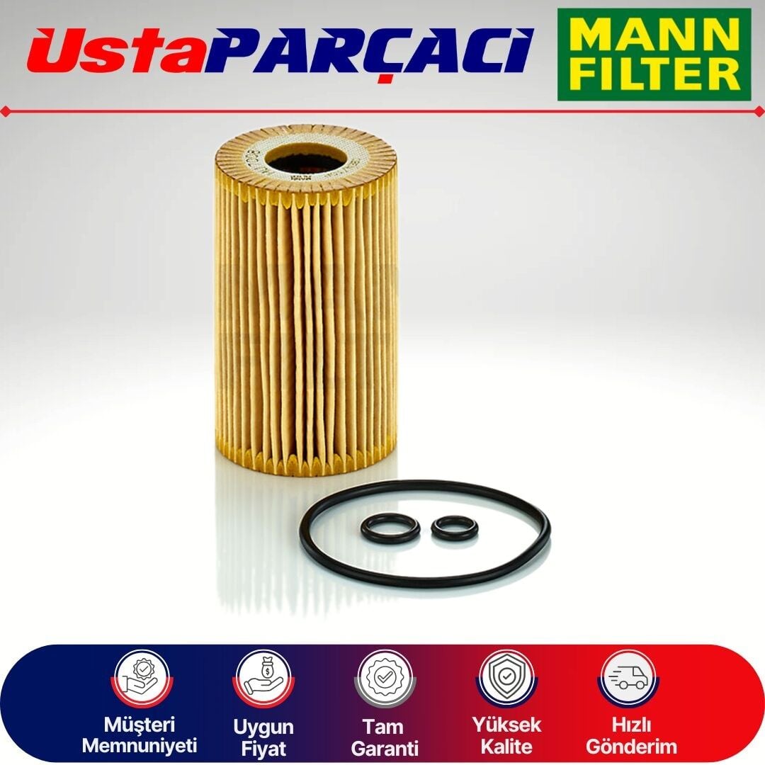 Mann-Filter Seat Altea 1.6 Tdi Yağ Filtresi 2010-2015 HU7008Z 03L115562