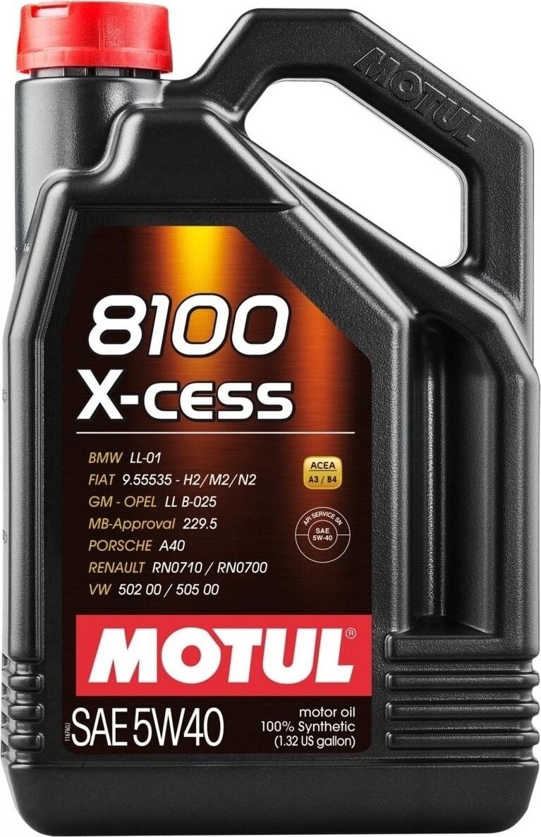Motul 8100 X-Cess 5W-40 5 Litre Motor Yağı