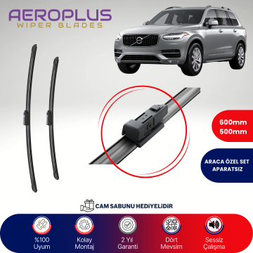 Aeroplus Volvo XC90 2015-2023 Muz Silecek Takımı