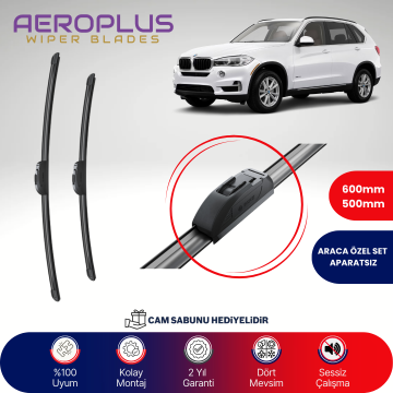 Aeroplus BMW X5 F15-F85 2013-2018 Muz Silecek Takımı