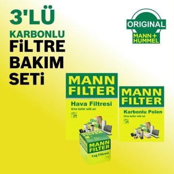 Mann-Filter Kia Rio 1.2 Benzinli Filtre Bakım Seti 2020-2022 3KP