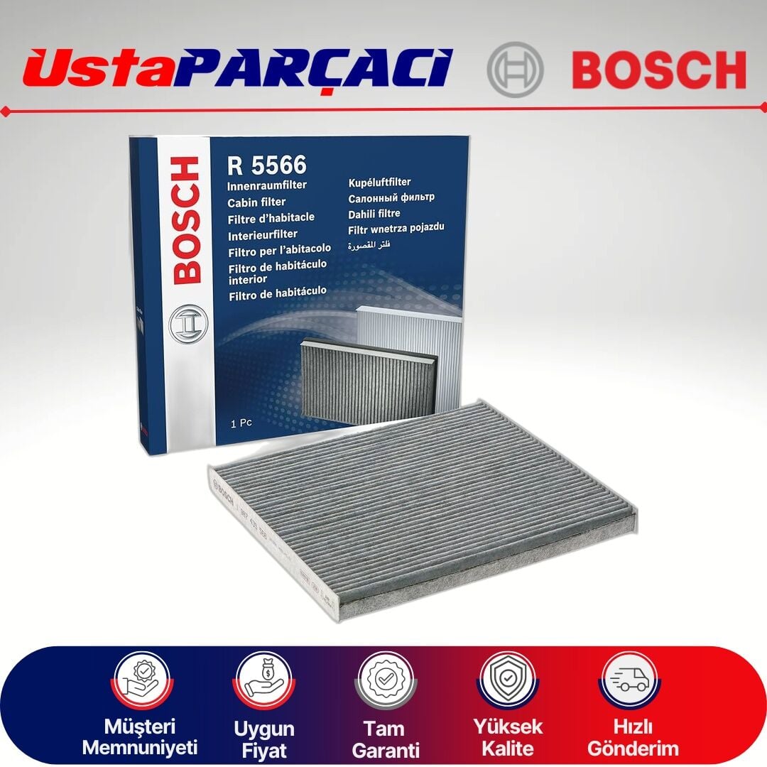 Bosch Toyota Avensis Karbonlu Polen Filtresi 2003-2008 1987435566