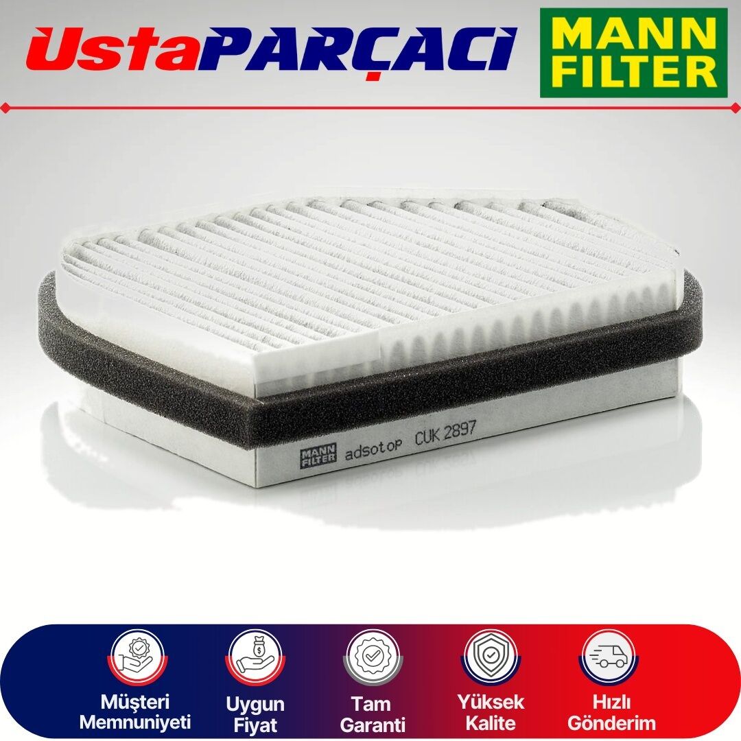 Mann-Filter Karbonlu Polen Filtresi CUK2897 2108300818