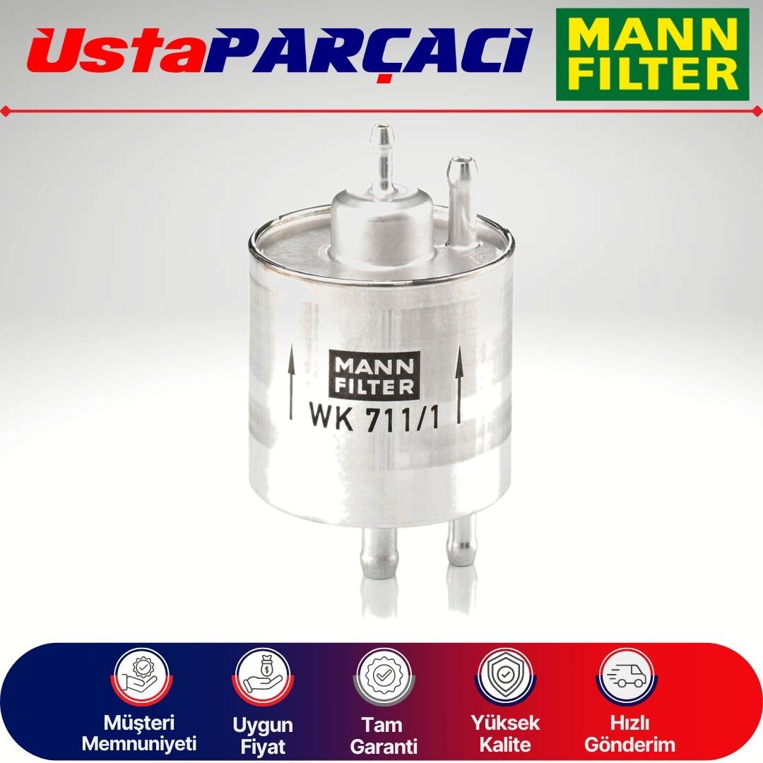 Mann-Filter Mercedes A Serisi W168 A160 Yakıt Filtresi 1998-2004 WK711/1 24773801