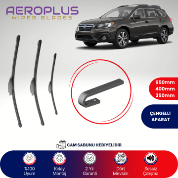 Aeroplus Subaru Outback 2015-2021 Ön Arka Muz Silecek Takımı
