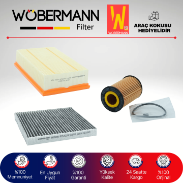 Wöbermann Audi A3 1.6 Tdi Filtre Bakım Seti 2013-2019 3KP CLHA-CRKB-CXXB-DDY