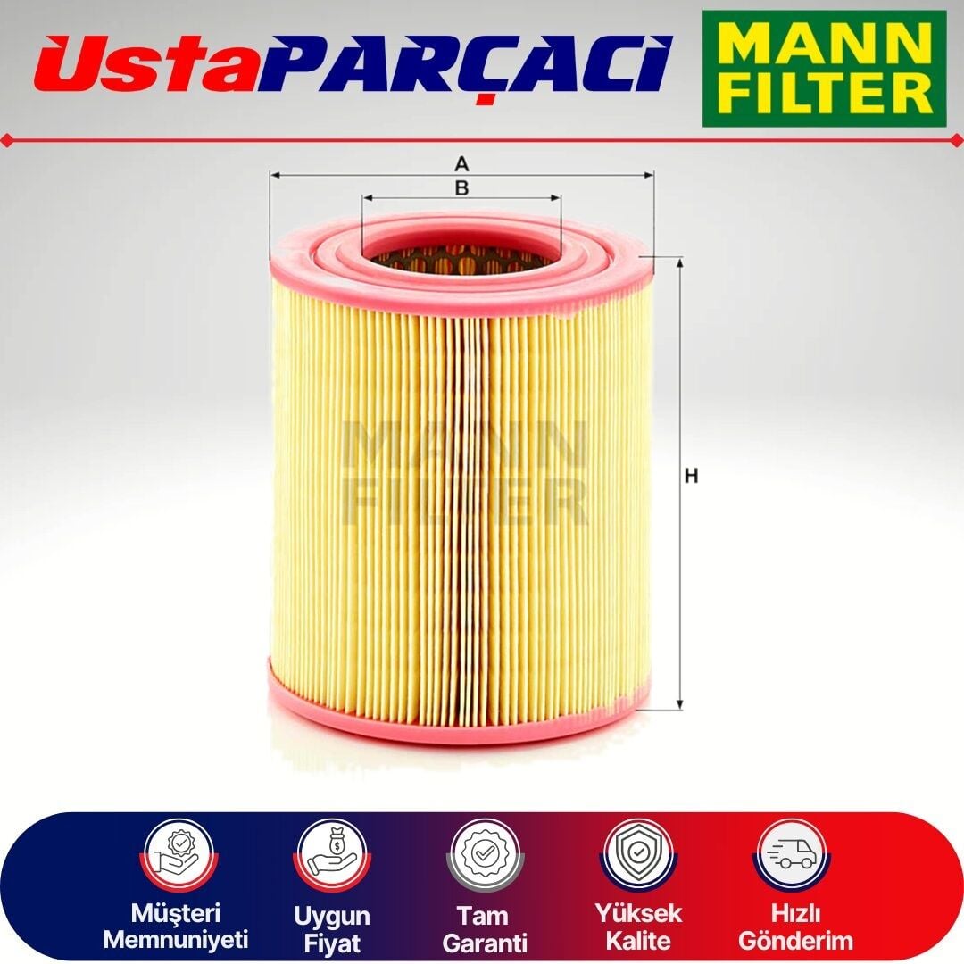 Mann-Filter Audi A6 (C6) 2.0 Tfsi Hava Filtresi 2005-2011 C16118 4F0133843A