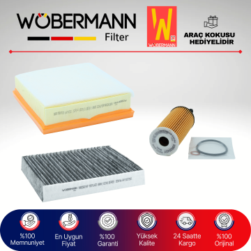 Wöbermann BMW 3 Serisi 3.20d F30 Filtre Bakım Seti 2012-2015 3KP