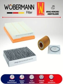 Wöbermann BMW 3 Serisi 3.20i Ed F30 Filtre Bakım Seti 2013-2015 3KP