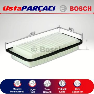 Bosch Toyota Corolla E12 1.4 d4d Dizel Hava Filtresi 2006-2007 1987429183 S9183 17801-0G010
