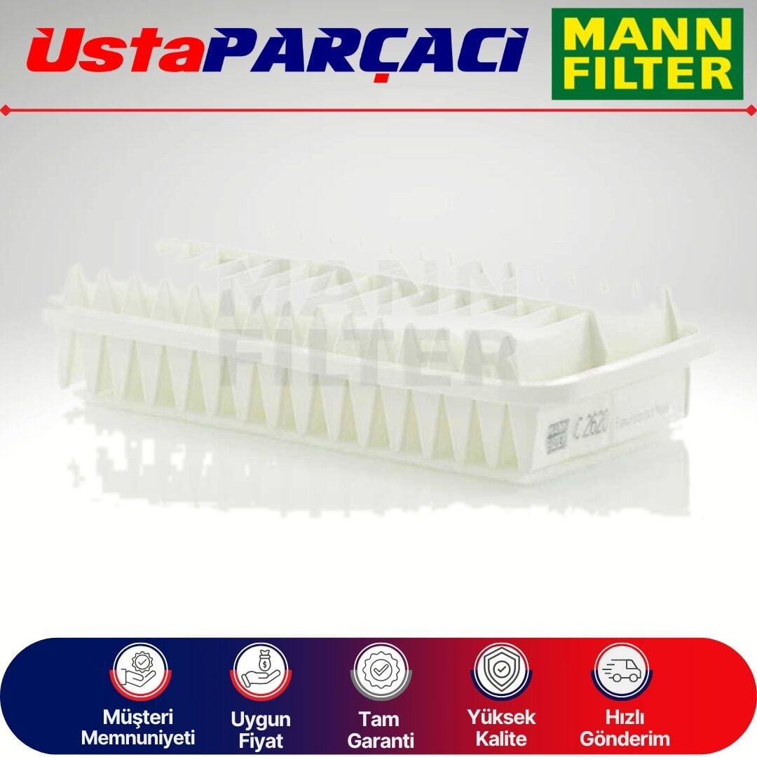 Mann-Filter Toyota Avensis 1.8 Benzinli Hava Filtresi 2003-2008 C2620 1780122020