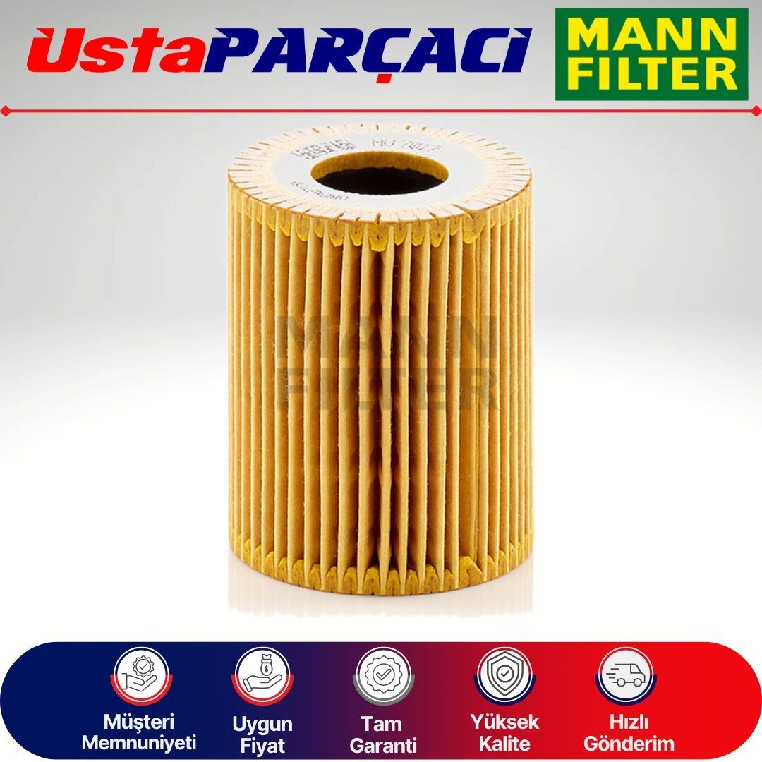 Mann-Filter Seat ibiza 1.2 Tdi Yağ Filtresi 2010-2014 HU7017Z 03P115562