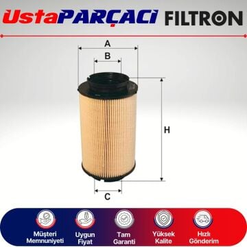 Filtron VW Caddy 1.9 Tdi Yakıt Filtresi 2006 Pe973 PE6001 1K0127177