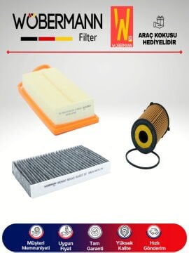 Wöbermann Citroen C2 1.4 Hdi Filtre Bakım Seti 2004-2009 3KP