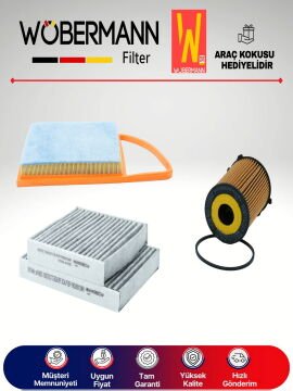 Wöbermann Citroen C3 1.4 Hdi E5 Filtre Bakım Seti 2011-2016 3KP