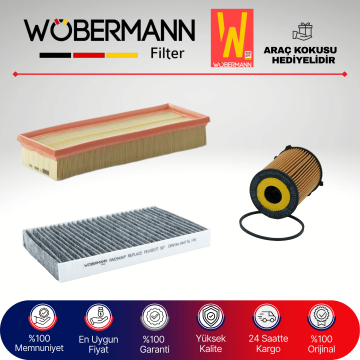 Wöbermann Citroen C3 1.4 Hdi Filtre Bakım Seti 2002-2009 3KP