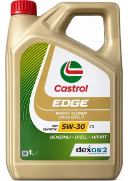 Castrol Edge 5W-30 C3 4 Litre Motor Yağı (Dexos 2 Onaylı)